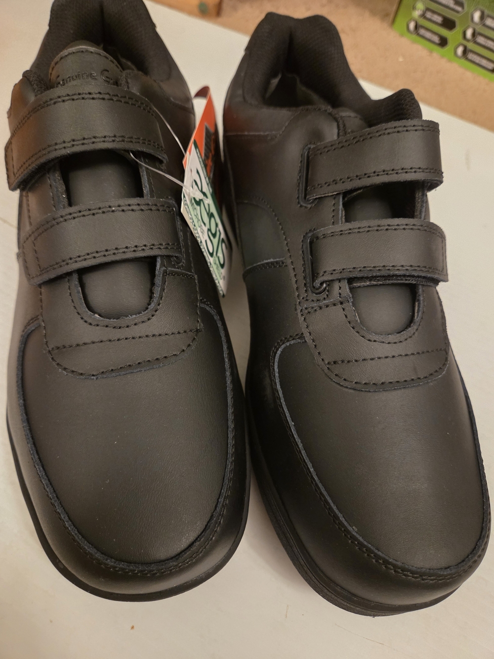 Men's Classic Black Velcro Sneakers